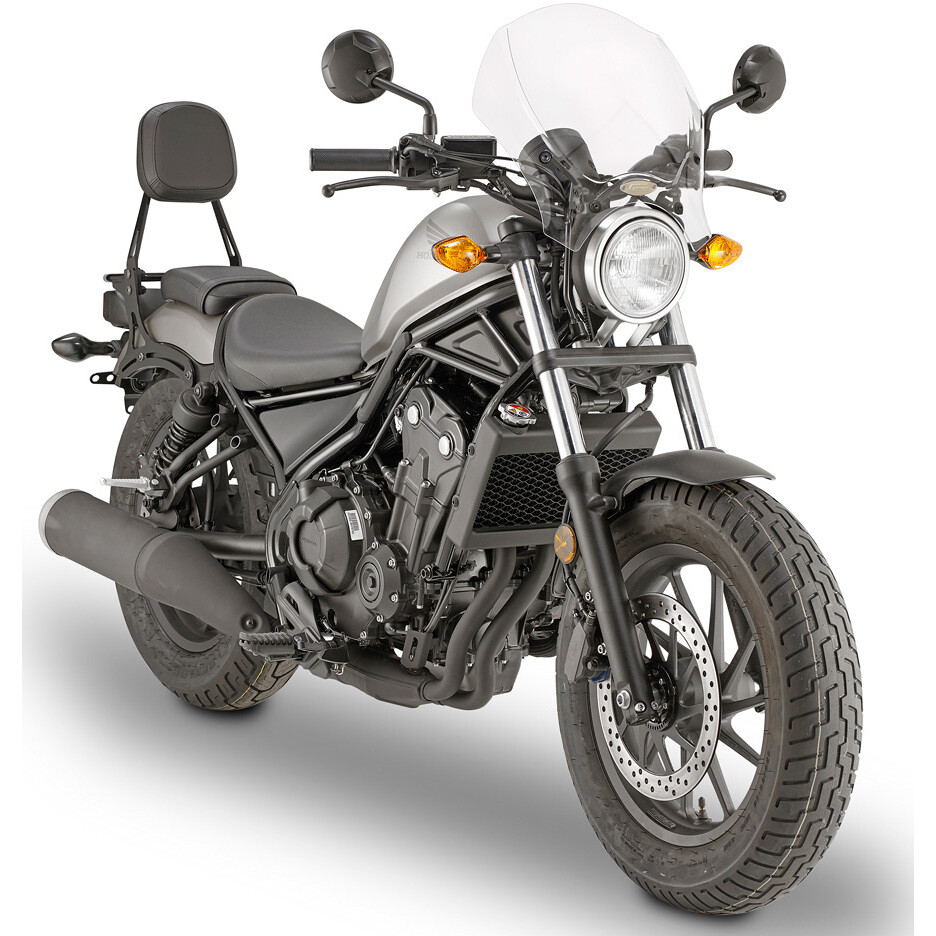 Cupolino trasparente Givi 140A Per Moto BENELLI; BRIXTON; FANTIC; HONDA; KEEWAY; MOTO GUZZI; MOTO MORINI; ROYAL ENFIELD; TRIUMPH; YAMAHA