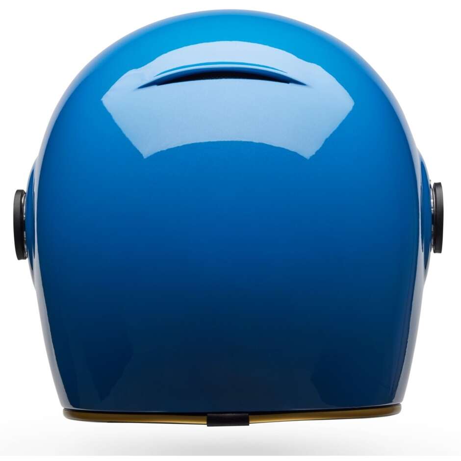Custom Bell BULLITT GT Full Face Motorcycle Helmet Vintage Blue