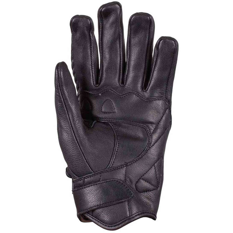 Custom Gms HAWK Black Leather Motorcycle Gloves