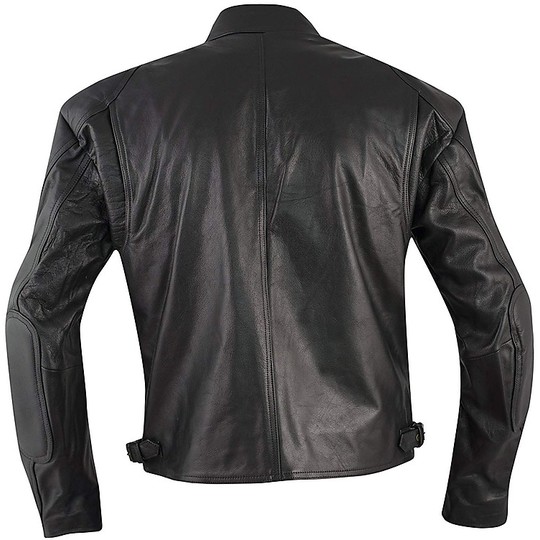Custom Jacket In Full Grain Leather A-Pro Model Road Star Black