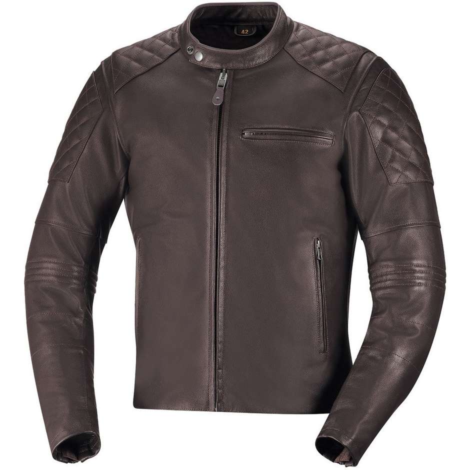 Custom Leather Ixs Eliott Brown Motorcycle Jacket