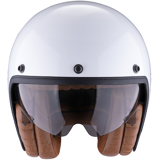 Custom Scorpion Belfast Luxe White Jet Helmet