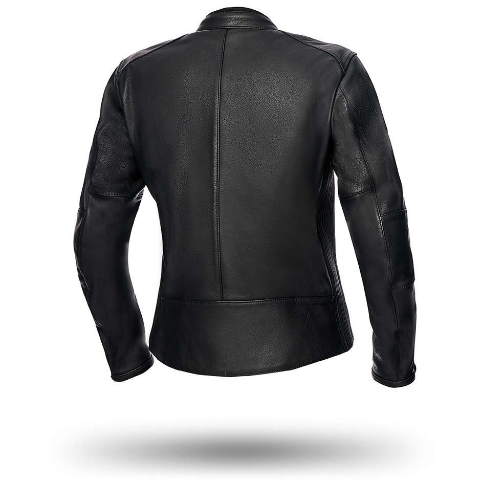 Custom Spyke RIDE LADY Black Leather Woman Motorcycle Jacket