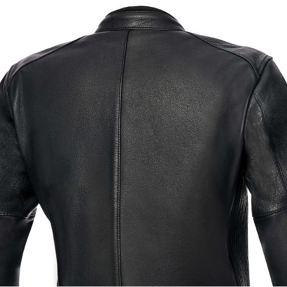 Custom Spyke RIDE LADY Veste de moto en cuir noir pour femme