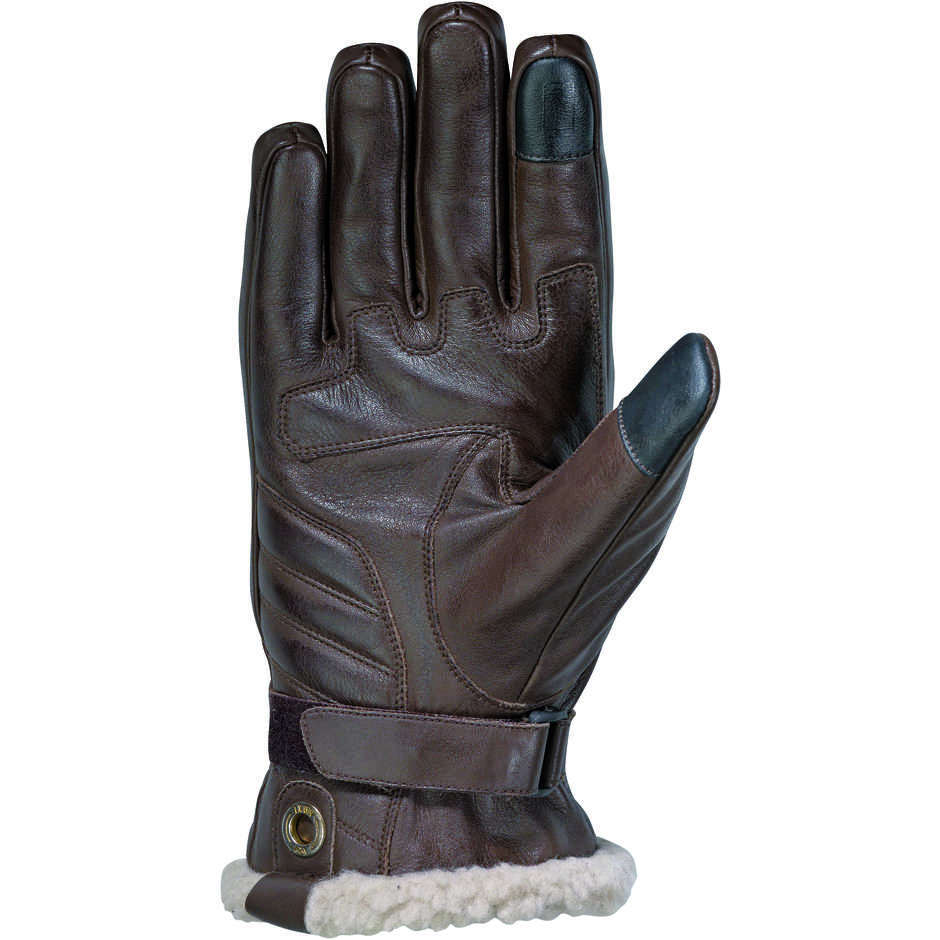 Custom Waterproof Leather Gloves Ixon PRO CUSTOM Brown