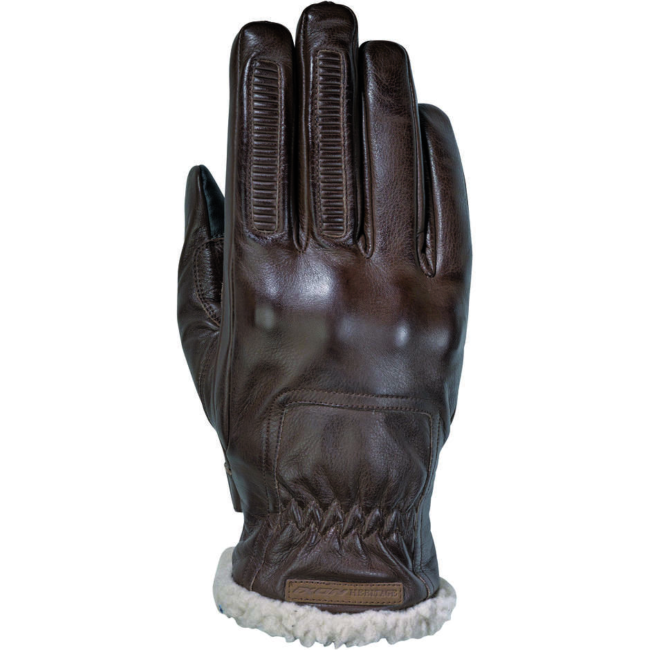 Custom Waterproof Leather Gloves Ixon PRO CUSTOM Brown