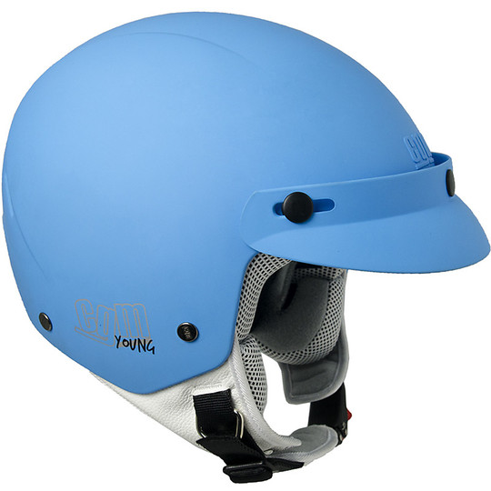 Cycle Jet Helmet CGM 204A Cuba Light Blue