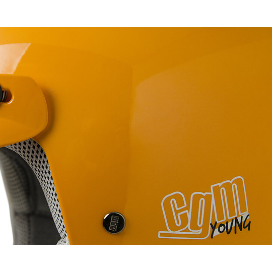 Cycle Jet Helmet CGM 204A Cuba Orange