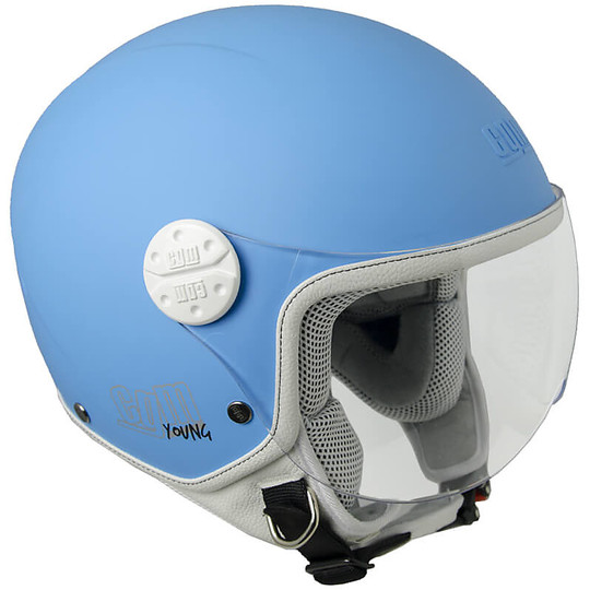 Cycle Jet Helmet CGM 205A Havana Light Blue