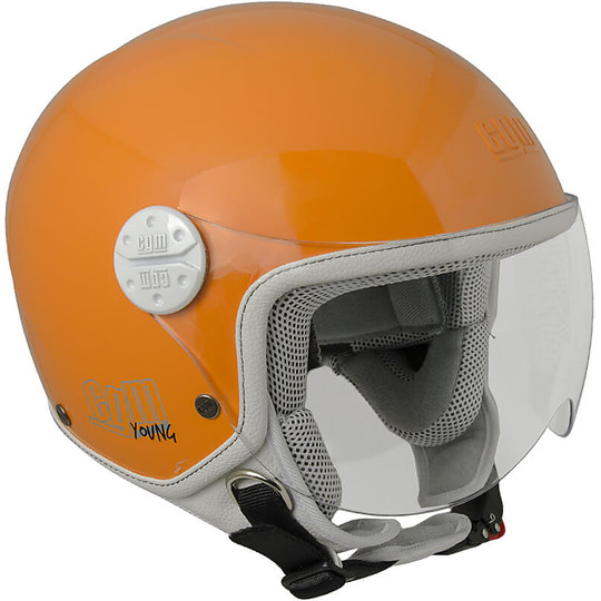 Cycle Jet Helmet CGM 205A Havana Orange