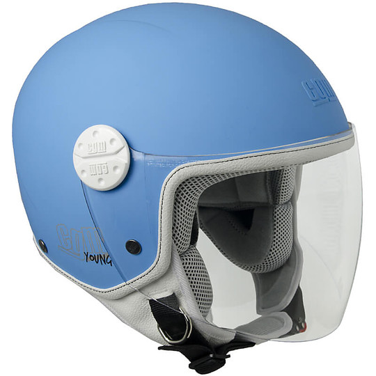 Cycle Jet Helmet CGM 206S Varadero Smile Blue Light