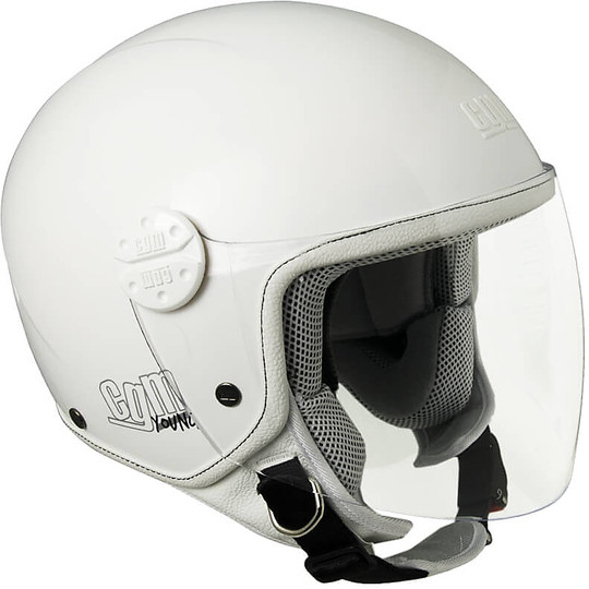 Cycle Jet Helmet CGM 206S Varadero Smile White