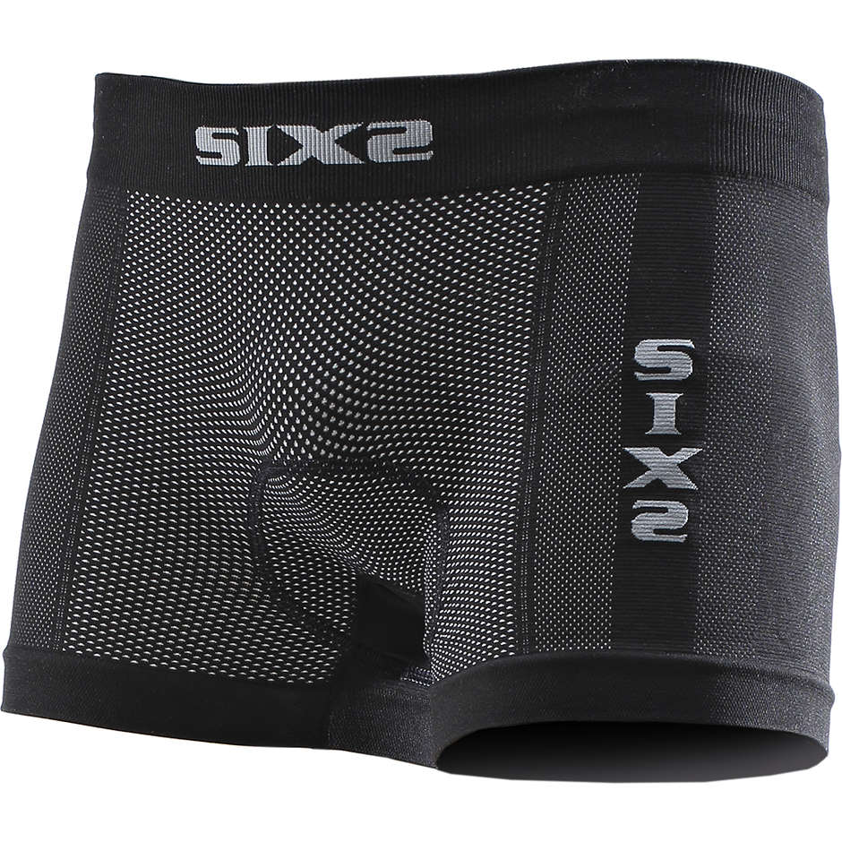 Cycling Boxer With Agile Pad Sixs Black Carbon