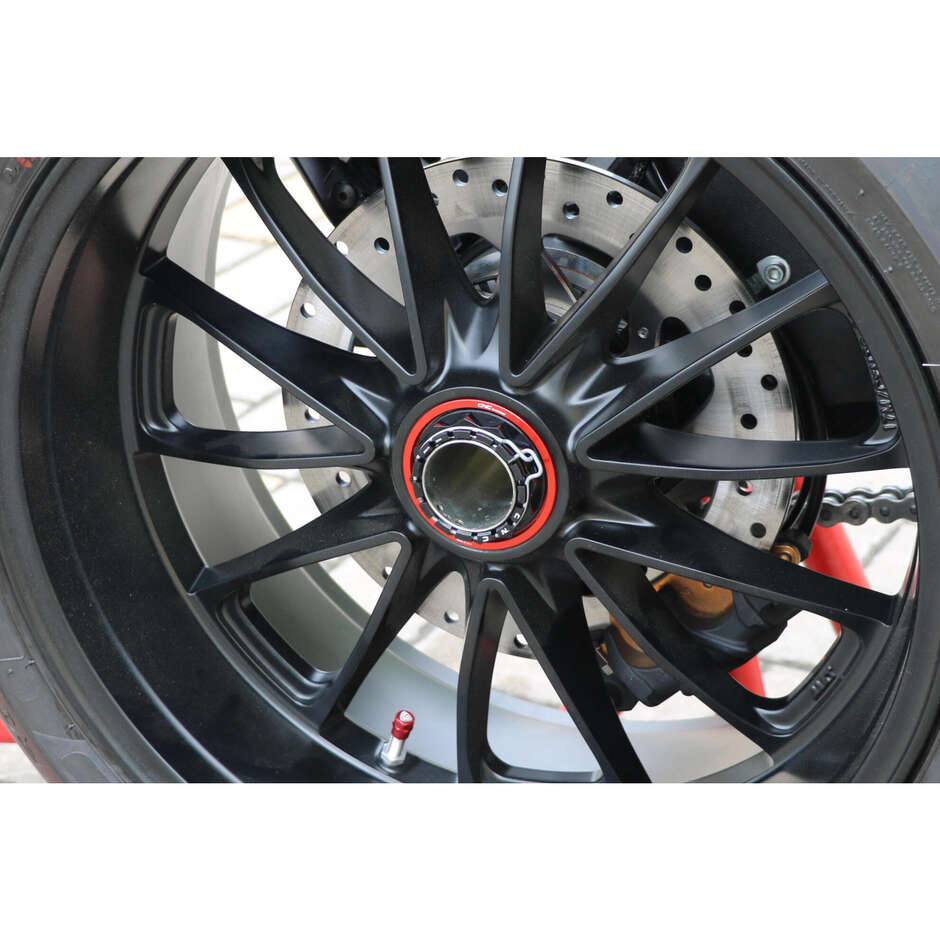 DAA01 Konischer Abstandshalter für Hinterradmutter Ducati CNC Racing Rot