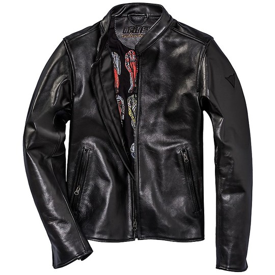 Dainese 72 NERA 72 Custom Leather Motorcycle Jacket