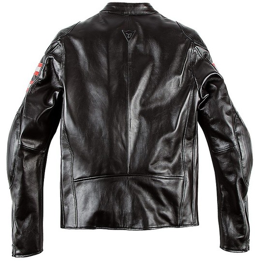 Dainese 72 RAPIDA 72 Custom Leather Motorcycle Jacket Black