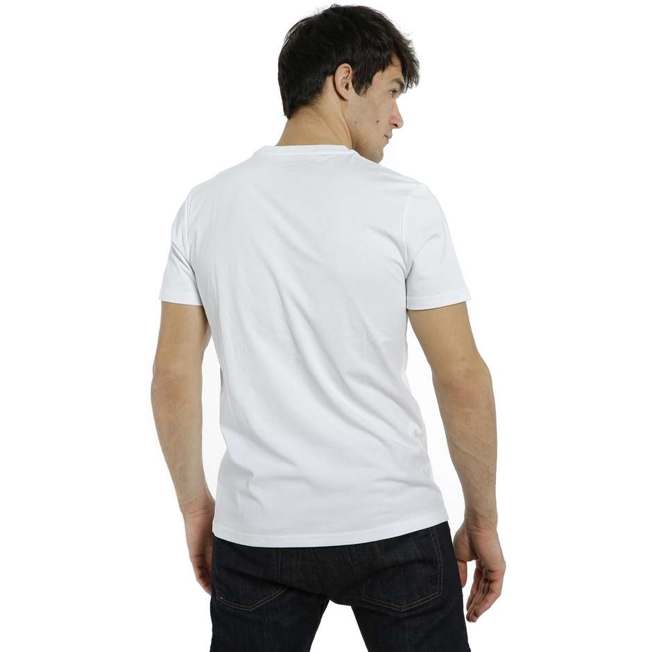 Dainese ADVENTURE DREAM T-SHIRT White Black Short Sleeve Jersey