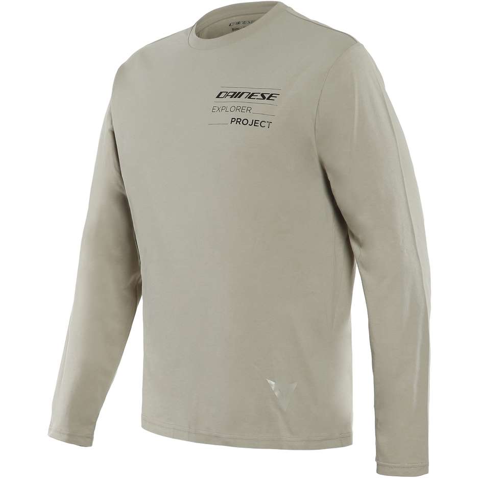 Dainese ADVENTURE T-SHIRT LS Sweatshirt Gray Black