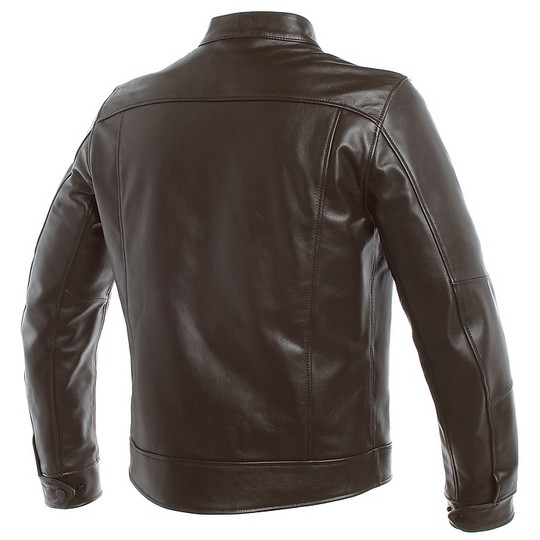 Dainese AGV 1947 Brown Leather Motorcycle Jacket