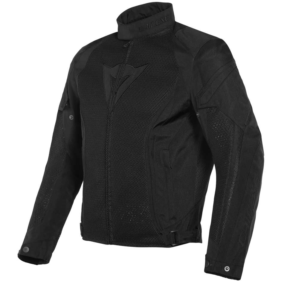 Dainese AIR CRONO 2 TEX Black Perforated Fabric Motorcycle Jacket
