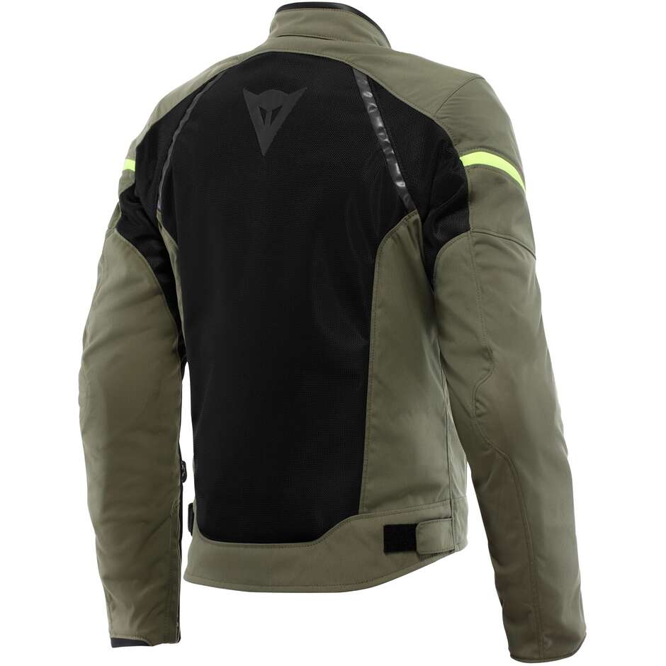 Dainese AIR FRAME 3 Army Green Black Fluo Yellow Motorcycle Jacket