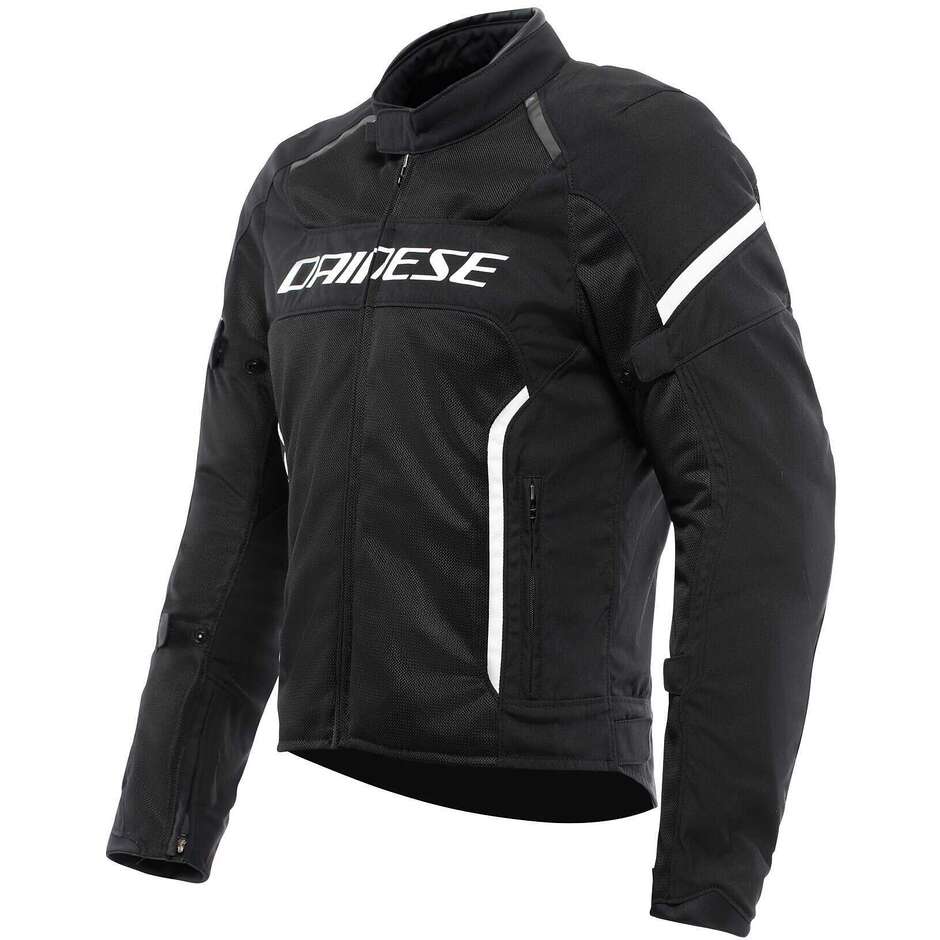 Dainese AIR FRAME 3 Motorcycle Jacket # Black Black White