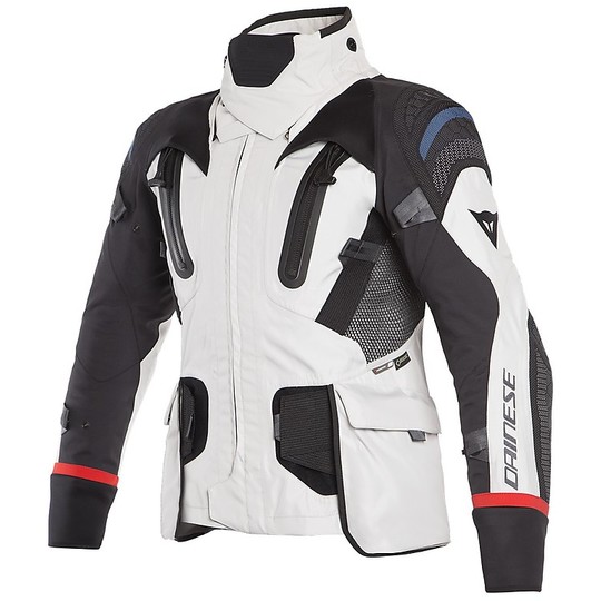 Dainese ANTARTICA GORE-TEX Gore-Tex Stoff Motorradjacke Grau Schwarz