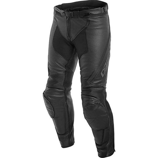 Dainese ASSEN Pantalon de moto en cuir perforé noir