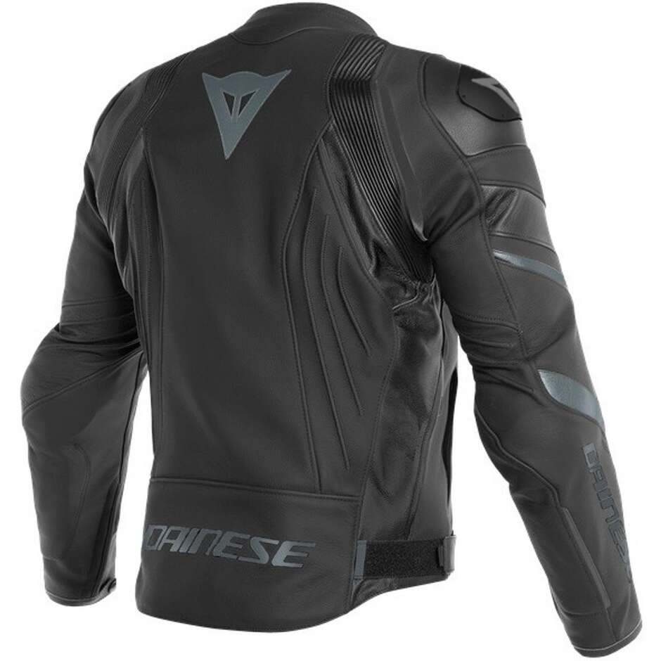 Dainese AVRO 4 Veste moto en cuir noir anthracite