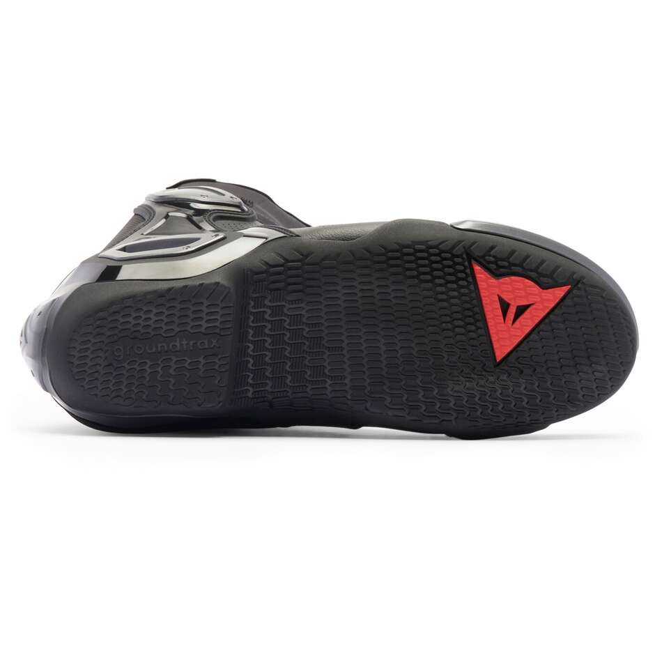 Dainese AXIAL 2 AIR Motorcycle Racing Boots Black Red Fluo