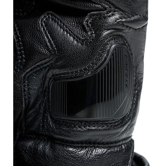 Dainese CARBON 3 LONG Motorradhandschuhe aus schwarzem Leder