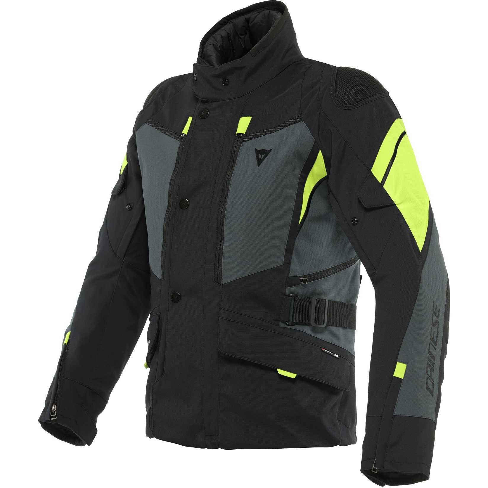 Dainese CARVE MASTER 3 Gore-Tex Jacket Black Ebony Yellow Fluo For
