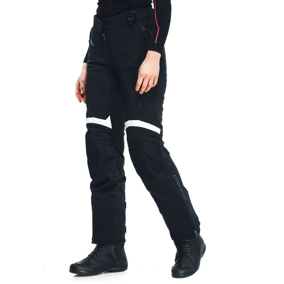 Dainese CARVE MASTER 3 LADY GORE-TEX Women's Motorcycle Pants Black White