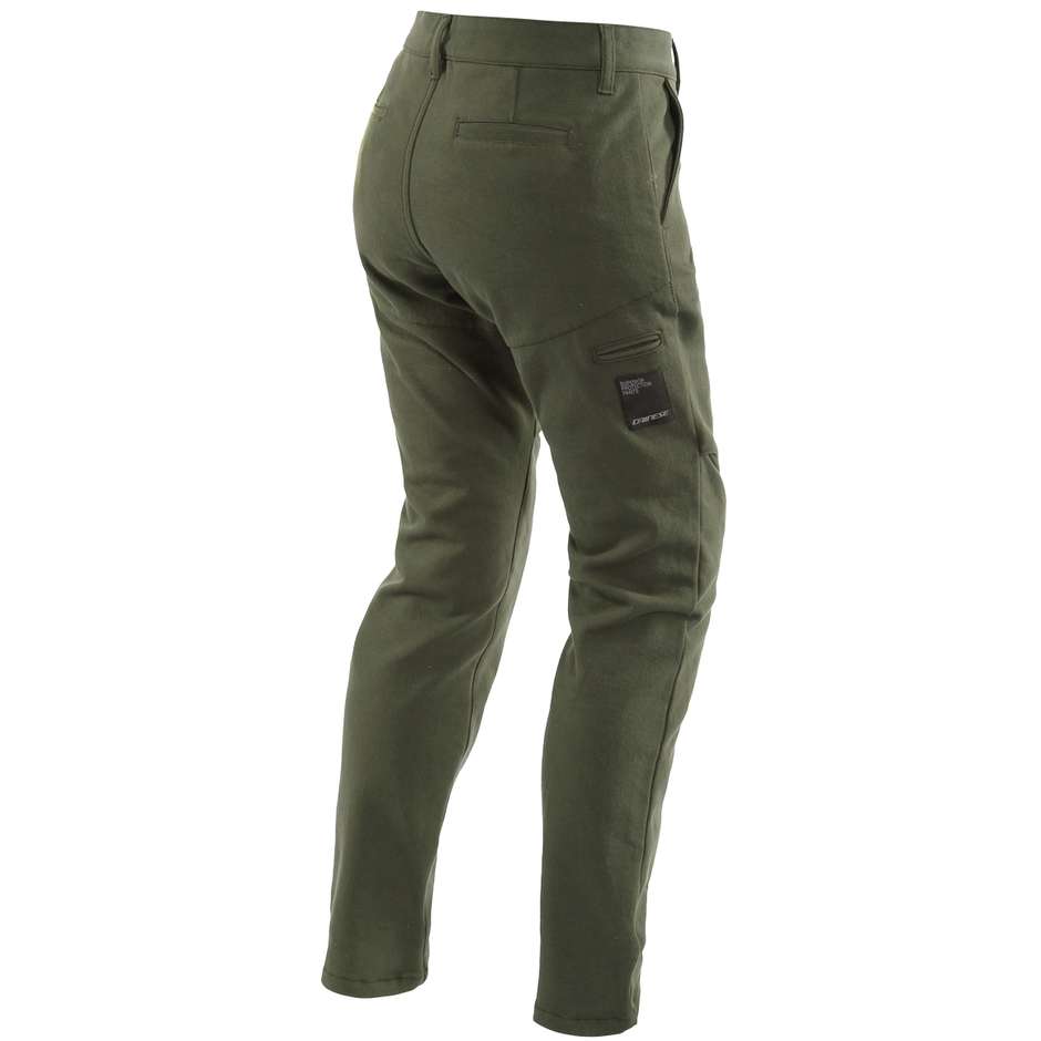 Dainese CHINO LADY Women's Motorcycle Pants Olive Green