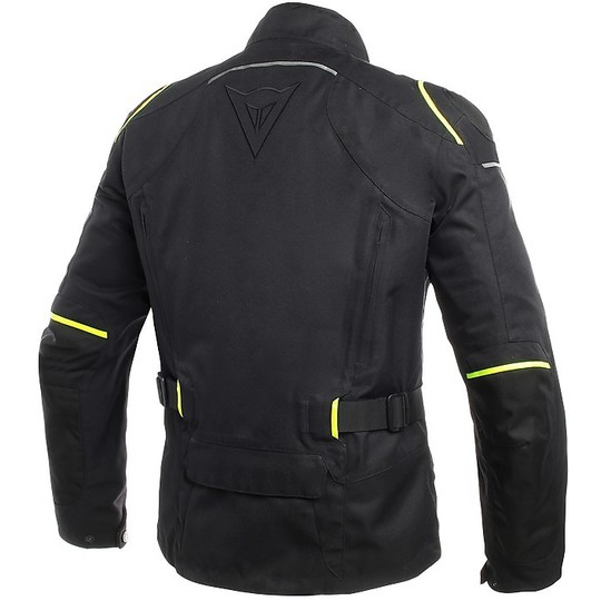 Dainese D-Blizzard D-Dry Fabric Jacket Black Yellow Fluo