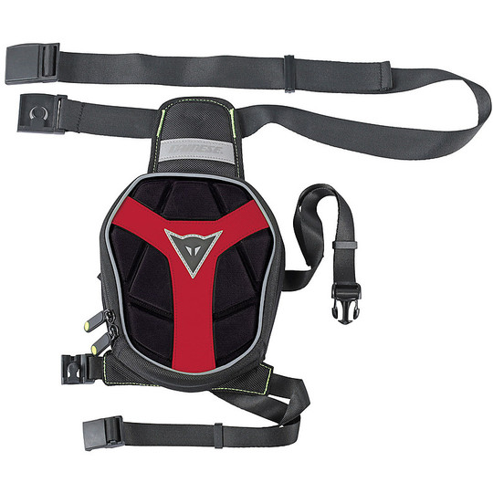Dainese D-Exchange Leg Bag Small Red Motorcycle Bag