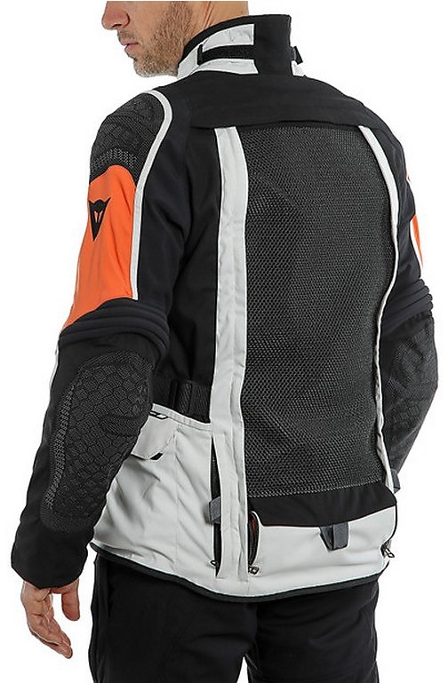 Dainese D-EXPLORER2 GTX Gore-Tex Motorcycle Jacket Gray Orange