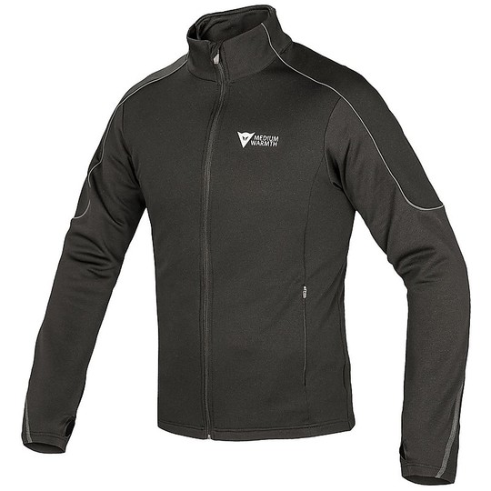Dainese D-Mantle Fleece Intimate Motorcycle Jersey Black Anthracite