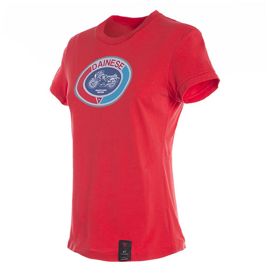 Dainese Damen Freizeithemd MOTO72 LADY Red T-Shirt