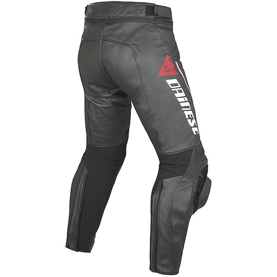 Dainese Delta Pro C2 Black Leather Motorcycle Trousers