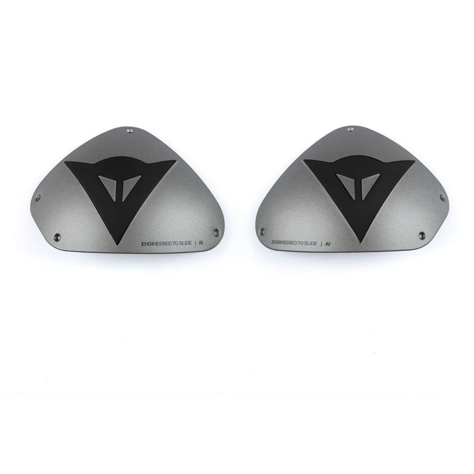 Dainese DETS ALUMINIUM SHOULDER Aluminium-Ellbogenplatten Schwarz für Mugello 3, Misano 3 Super Rider 2 Anzüge