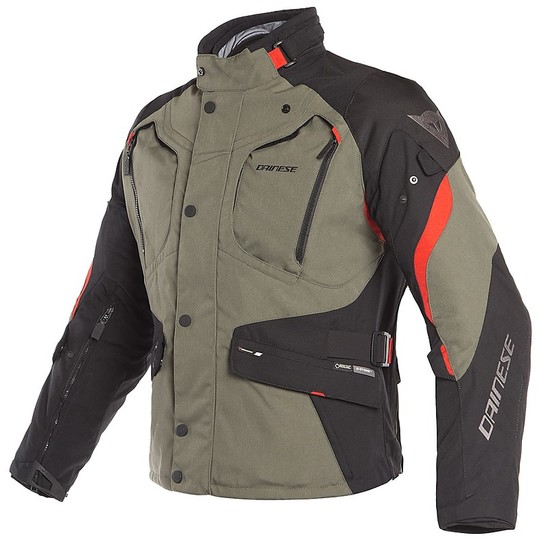Dainese DOLOMITI GORE-TEX GORE-TEX Stoffjacke Schwarz Grün