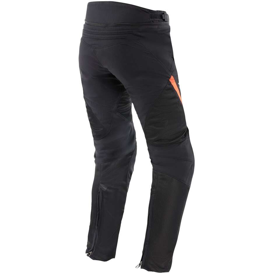 Dainese DRAKE 2 SUPER AIR Sommer-Motorradhose Schwarz Anthrazit Rot Fluo