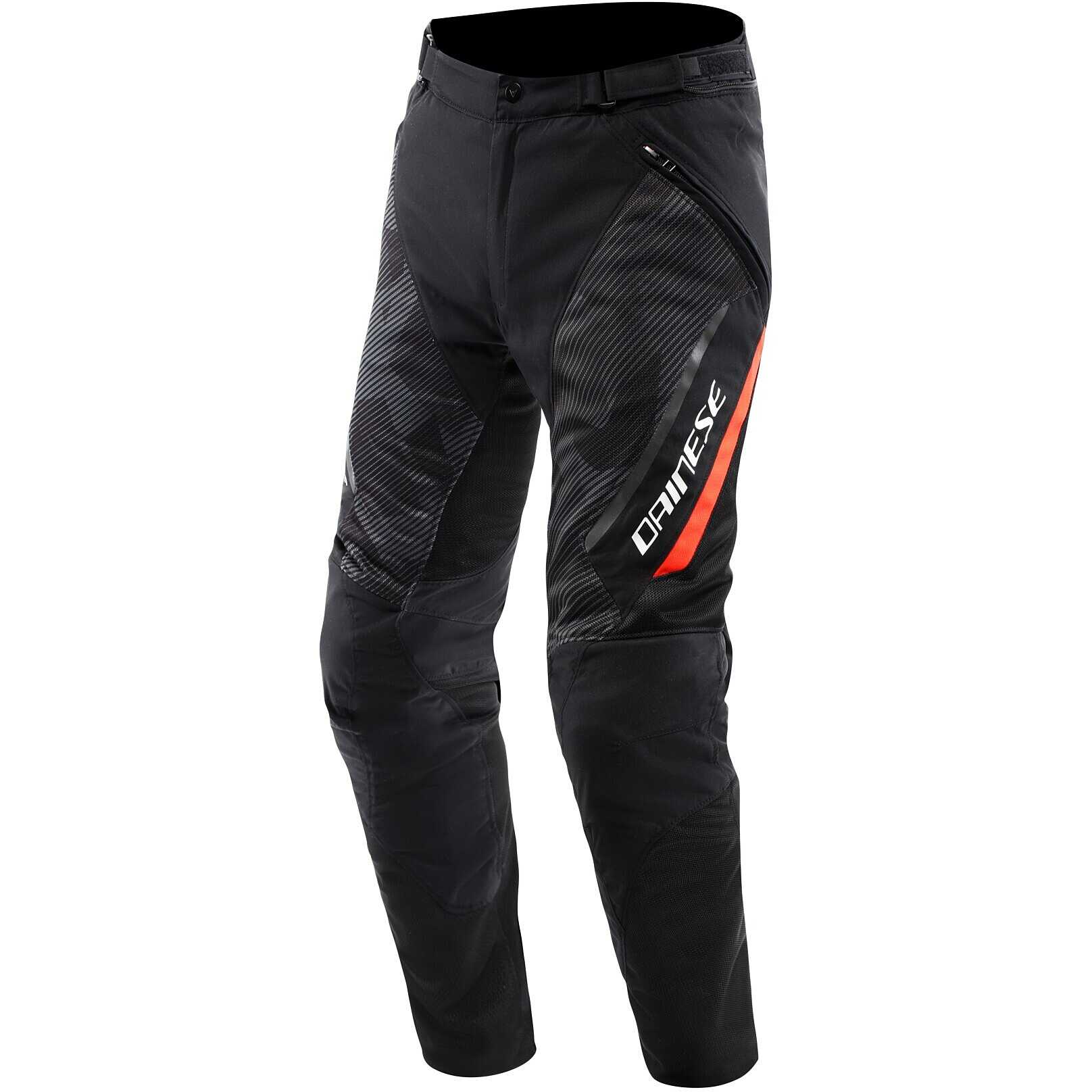 Dainese DRAKE 2 SUPER AIR Summer Motorcycle Pants Anthracite Red