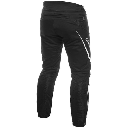 Dainese DRAKE AIR D-DRY Perforated Fabric Motorcycle Pants Black White