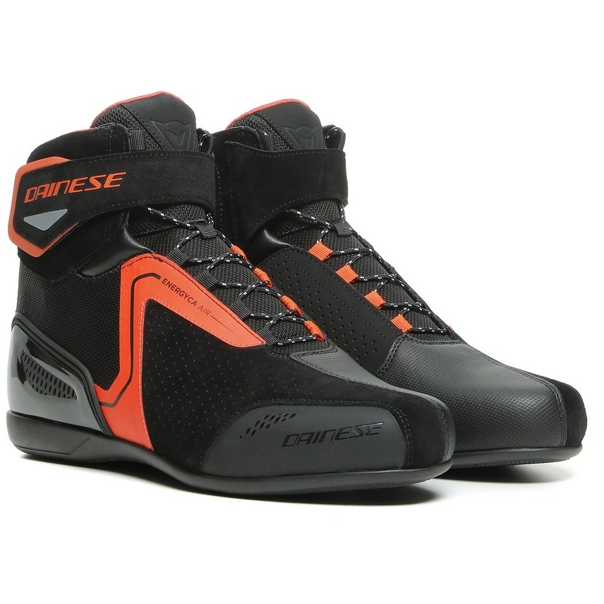 Dainese ENERGICA AIR Sport Motorcycle Shoe Black Red Fluo