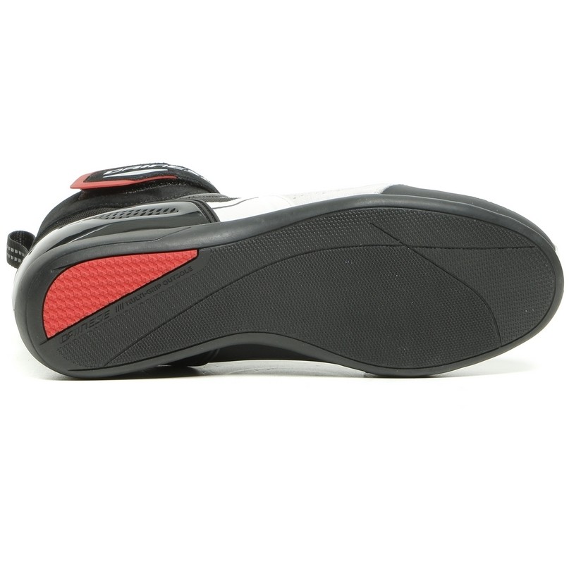 Dainese ENERGICA D-WP Sport Chaussure Moto Noir Rouge Fluo