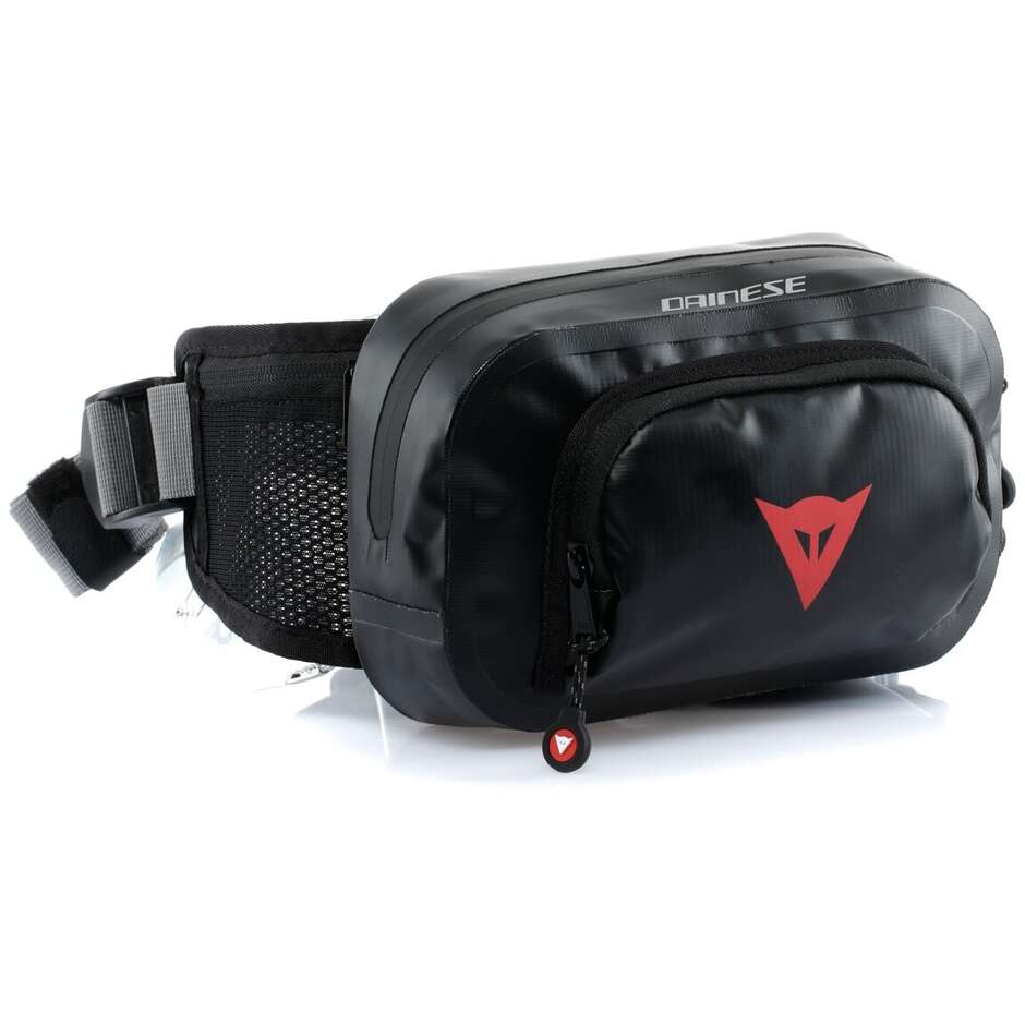 Dainese EXPLORER WAIST BAG 1.8L Black Motorcycle Pouch For Sale Online