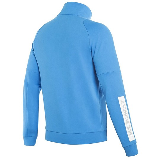 Dainese FULL-ZIP SWEATSHIRT Performance Blaues Sweatshirt