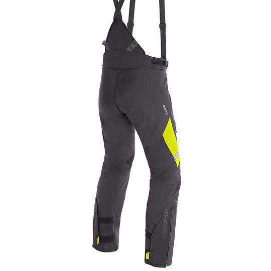Dainese Gore-Tex Fabric Motorcycle Pants GRAN TURISMO GORE-TEX Black Yellow Fluo